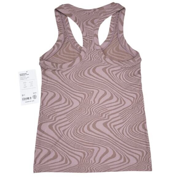 NWT ATHLETA Momentum Sleeveless Tank Sz XXS Marble Mauve Pink - Picture 6 of 6